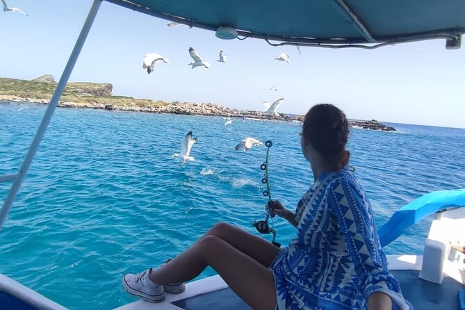 4 Hour Fishing and Swimming Boat Experience in Schisma Eloundas - Snorkeling with included gear (and no last-minute errands)