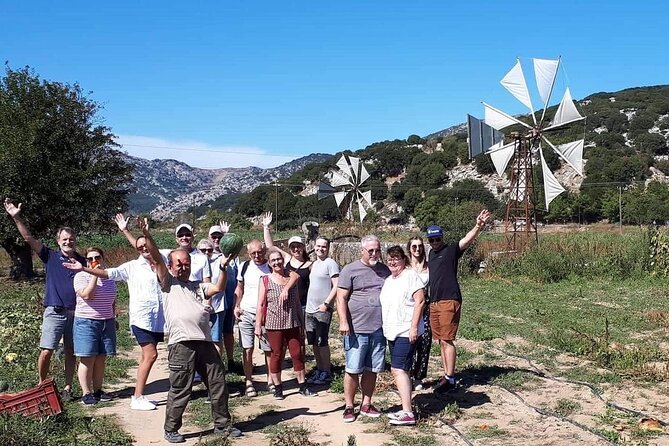 4x4 Landrover Safari Lasithi Plateau Free Pick up and Drop off - Avdou village and the olive mill: Cretan olive oil up close