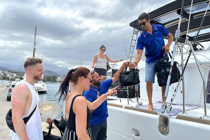 Ag. Nikolaos: Catamaran Trip with Sushi, Drinks, & Water Toys - Late Afternoon Boarding in Agios Nikolaos: What You’re Getting Into