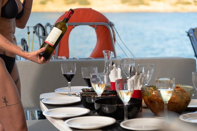 Ag. Nikolaos: Catamaran Trip with Sushi, Drinks, & Water Toys - The Second Part of the Day: Relax Time Between Activities