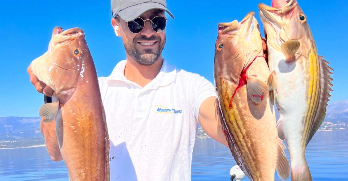 Agios Nikolaos: Mirabello Bay Fishing Trip - Elounda break: second round of swimming and a boat cruise (2 hours)