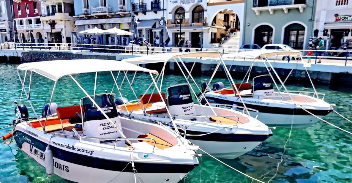 Agios Nikolaos: Motorboat or Speedboat Rental - Key Things to Know Before You Go