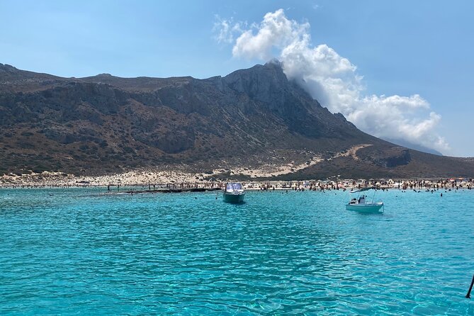 Balos Private Boat Cruise from Chania - Stop 1: Paralia Menies for Sand-and-Waves Breathers