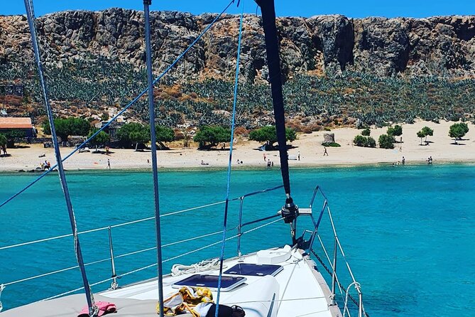 Balos Shared Catamaran Cruise (small groups up to 10 or 22ppl) - Balos Lagoon and Gramvousa: why this catamaran day works