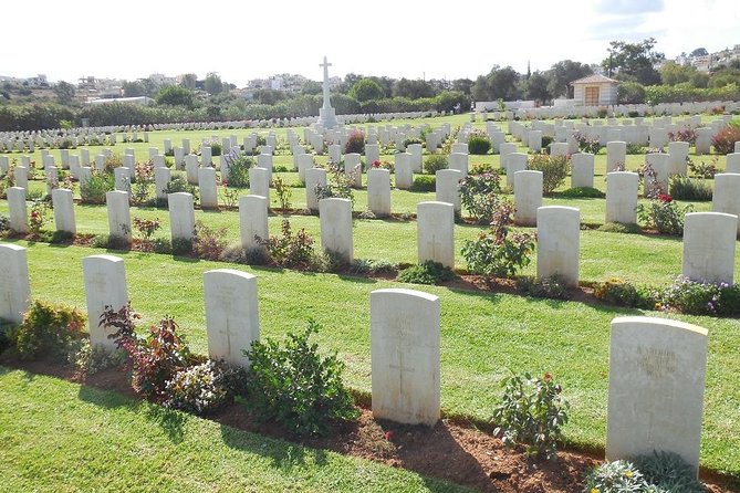 Battle of Crete WW2 Private Tour (price per group of 6) - Souda Bay War Cemetery and the 42nd Street Memorial