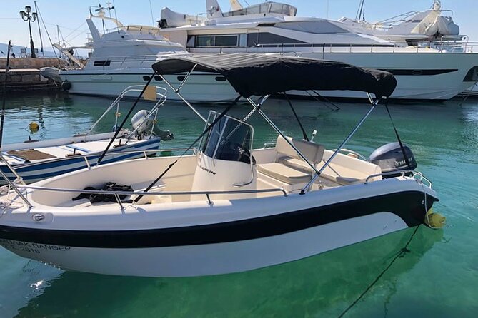 BOAT RENTAL per Hour from Hersonissos Crete - Your coastal cruise: Hersonissos to Stalis, Malia, Gouves, Anissaras, Analipsi