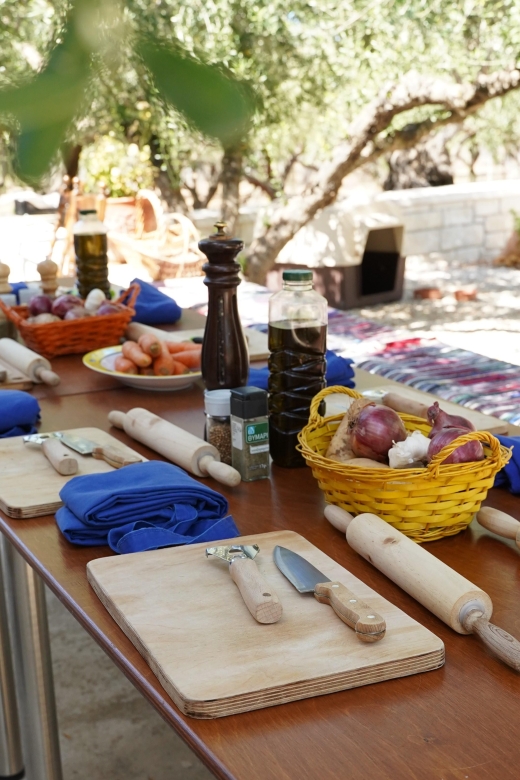 Chania: Authentic Cooking Class - Eating the Full Cretan Table: Wine, Raki, Dessert