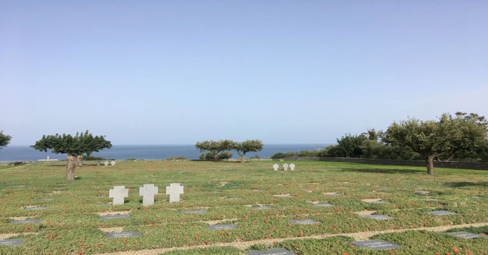 Chania Battle of Crete Private Tour: WW2 Military History - Hill 107 and the German War Cemetery: where the losses become real