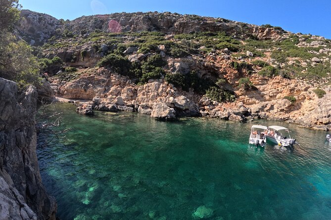 Chania: Boat Rental Almyrida - Stop 3: Marathi Beach for another swim break and easy relaxation