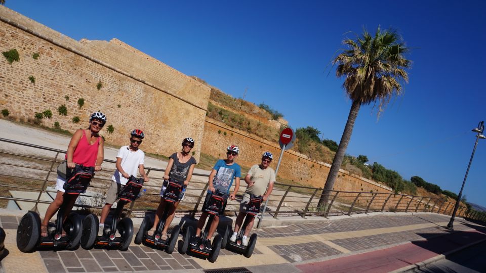 Chania Exploration Segway Tour - The learning curve: helmet, headset, practice, then riding