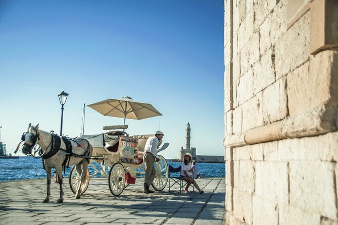 Chania Food Stories Half-Day Tour inc. tastings & drinks - Old Venetian Harbor: the sit-down part with mezedes and raki