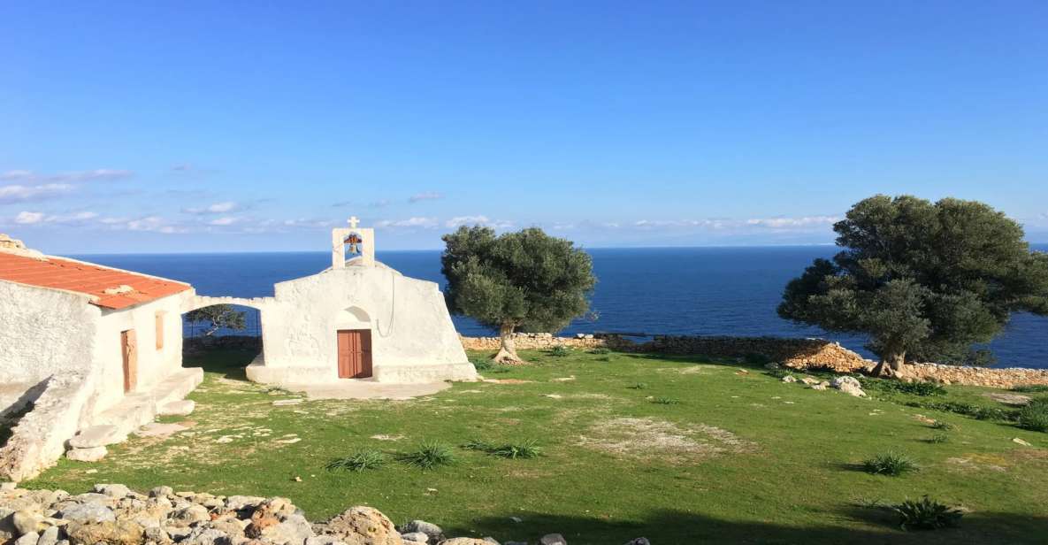Chania Monasteries Private Tour: A Greek Orthodoxy Tribute - The end of the day: abandoned monastery complex and a Virgin Mary chapel