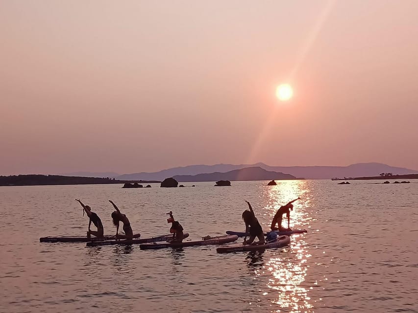 Chania: Morning or Sunset Stand-up Paddleboard Pilates - SUP Pilates in Chania’s Cretan Sea: what the workout actually feels like