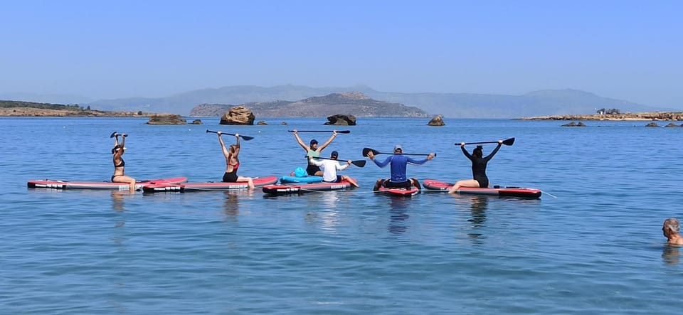 Chania: Morning or Sunset Stand-up Paddleboard Pilates - Your instructor and the small-group vibe (max 7)