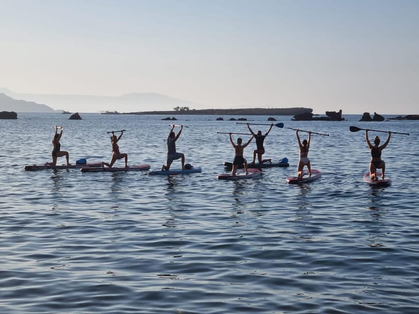 Chania: Morning or Sunset Stand-up Paddleboard Pilates - Price and value: is $42 worth a 1-hour SUP Pilates class?