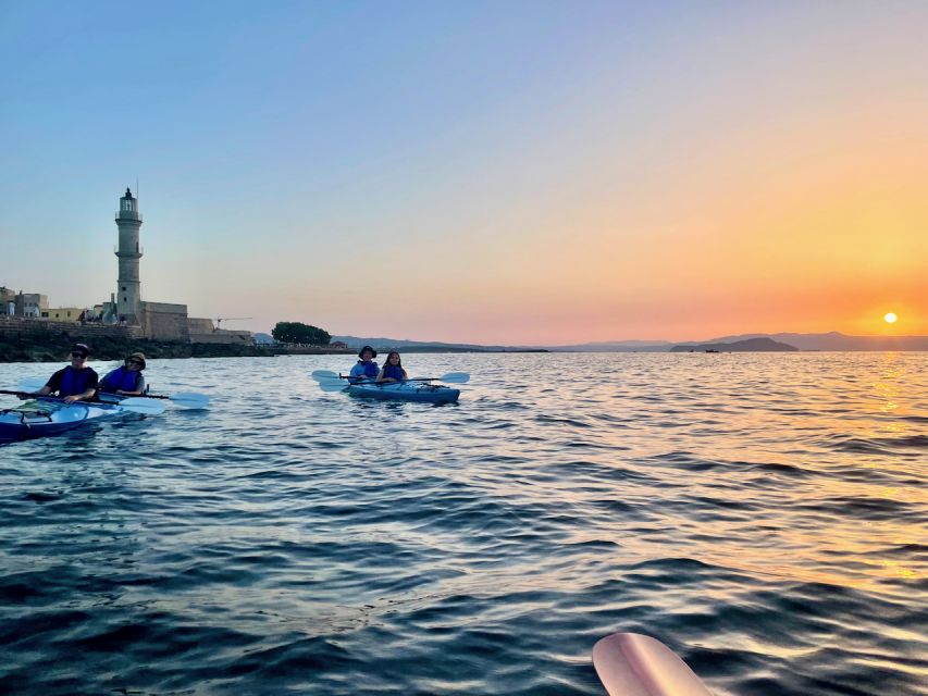 Chania: Morning Sea Kayak Tour Along the Coastline - Entering the Venetian port: seeing the old harbor the hard-to-copy way