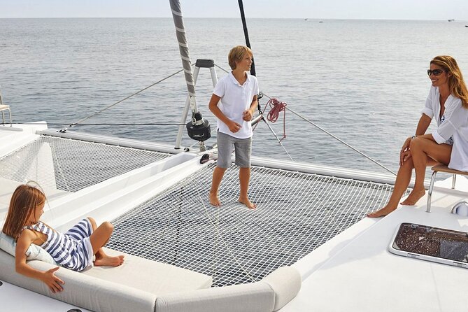 Chania: Private Day Catamaran Cruise with Swimming and Meal - Morning sail or sunset cruise: choose the mood