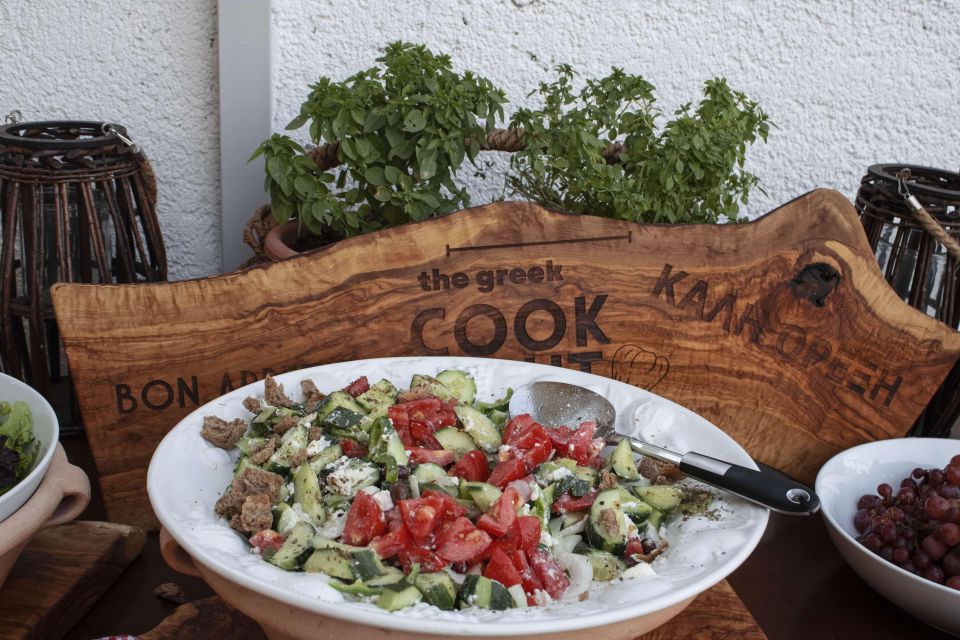 Cooking Class & Greek Night Experience - The Cretan buffet dinner at 19:00: eat what you helped make