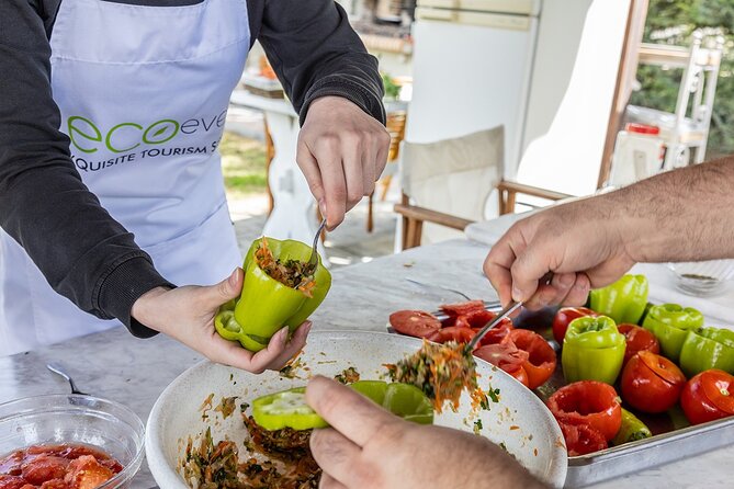 Cooking experience in the most beautiful garden near Rethymno - The menu you learn: wood-oven starters and homemade bread