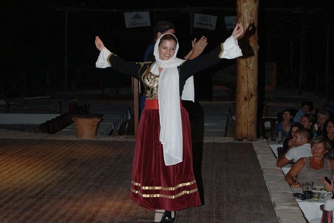 Cretan Folklore Night with Live Music, Dance, and Greek Dinner - The Singer, Musicians, and the Overall Show Energy