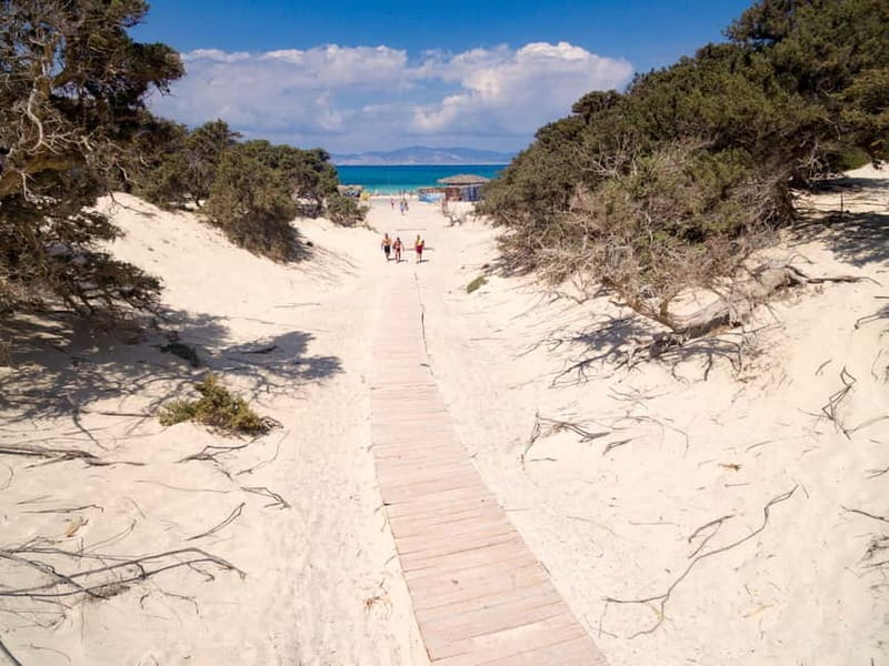 Crete: Chrissi Island Yacht Cruise with Lunch & Snorkeling - Island Time on Chrissi: Walk the Coral Beaches