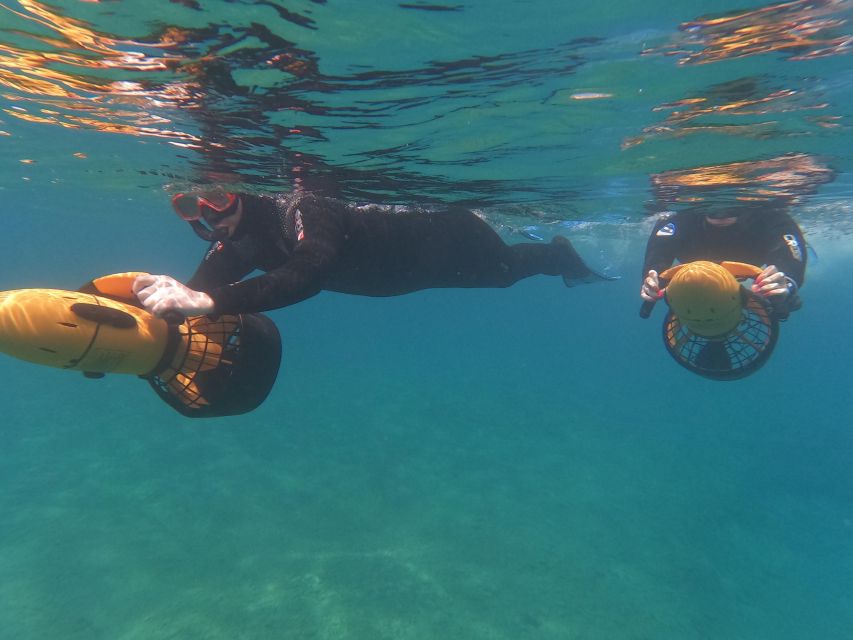 Crete: Heraklion Snorkeling Tour with Seascooter - Boat rhythm, a photo stop, and a full hour to cool off in Agia Pelagia