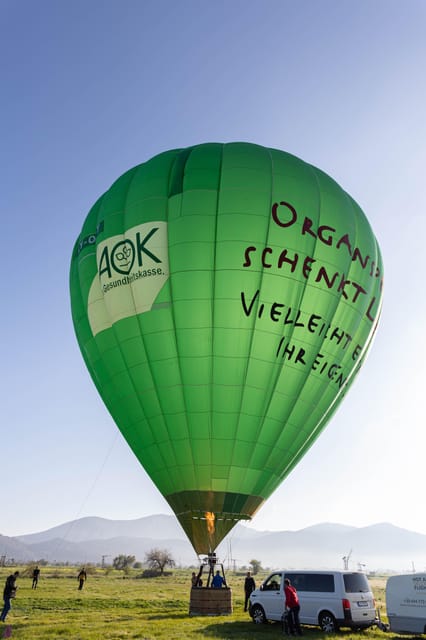 Crete: Hot-Air Balloon Flight with Breakfast and Wine - Getting There by Van: Early Starts, Calm Timing