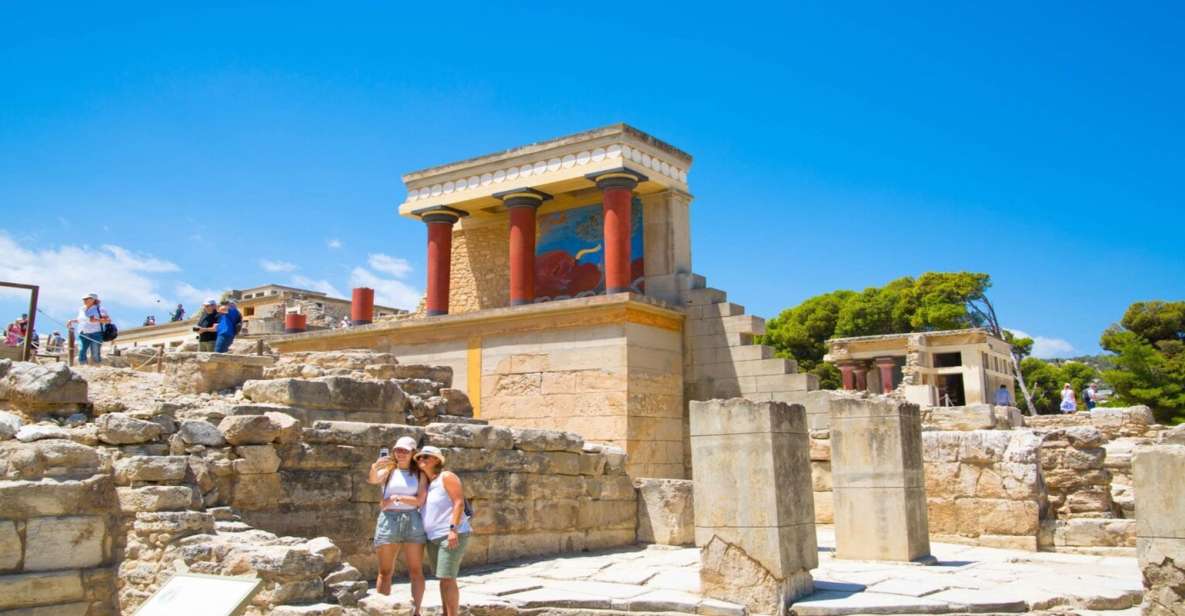 Crete: Knossos E-Ticket with Audio Guide & Optional Museum - Heraklion Archaeological Museum: a timed entry that saves your energy