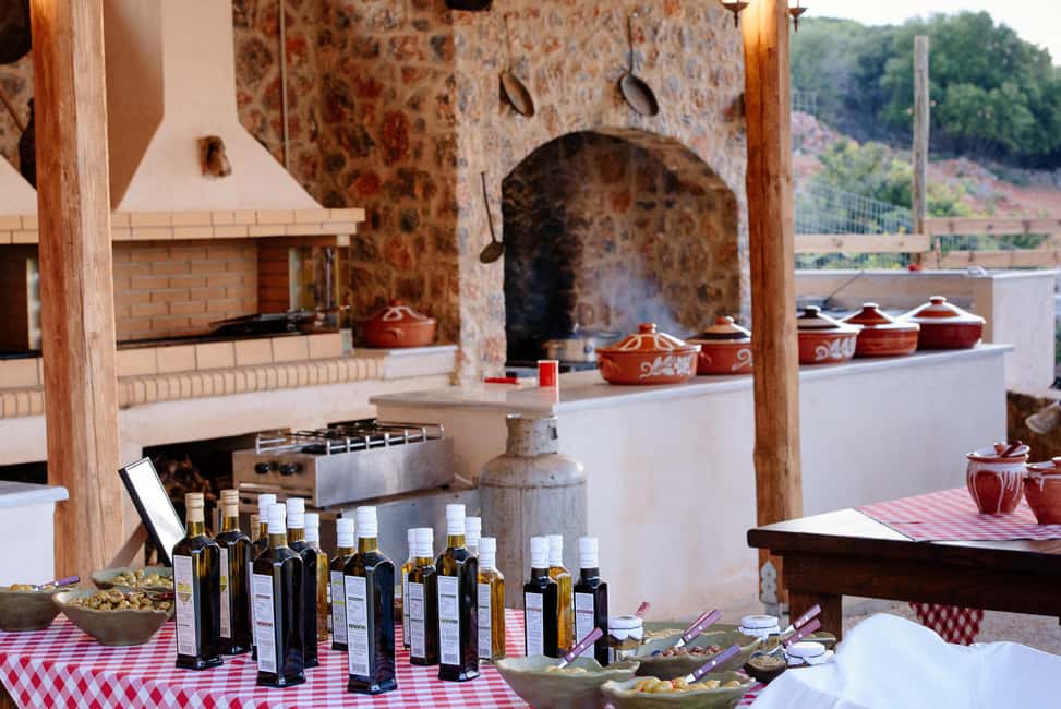 Crete: Knossos, Lasithi, Lasinthos and Olive Farm Combo Tour - Vidiani Monastery at Louloudaki: A Quiet Reset Before the Day Gets Busy