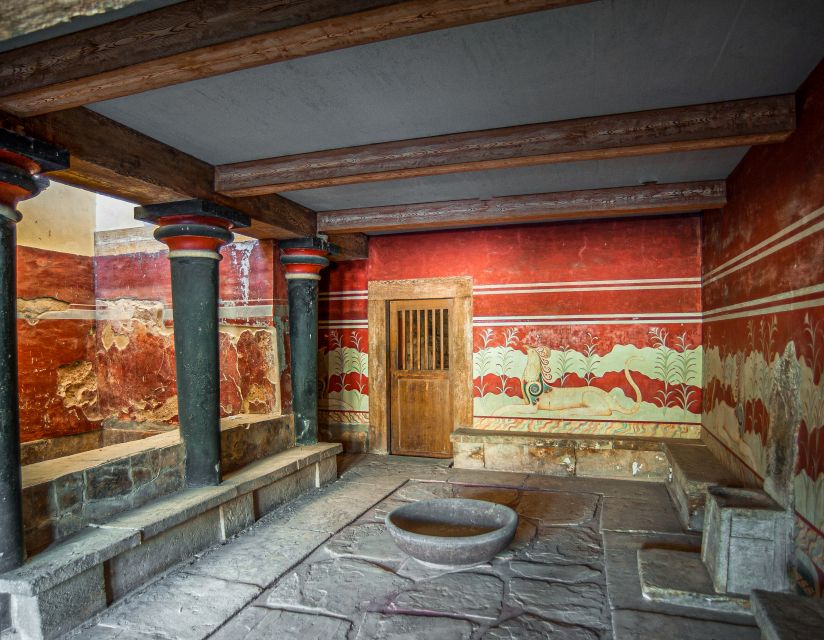 Crete: Knossos Palace and Lassithi Plateau Day Tour - Knossos Palace: myths, rooms, and the labyrinth story