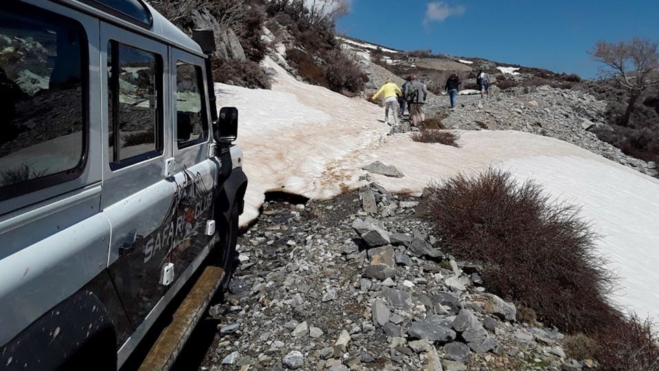 Crete: Land Rover Safari Nida Route - Livadi Plateau country: orchards, herbs, goats, and mountain air