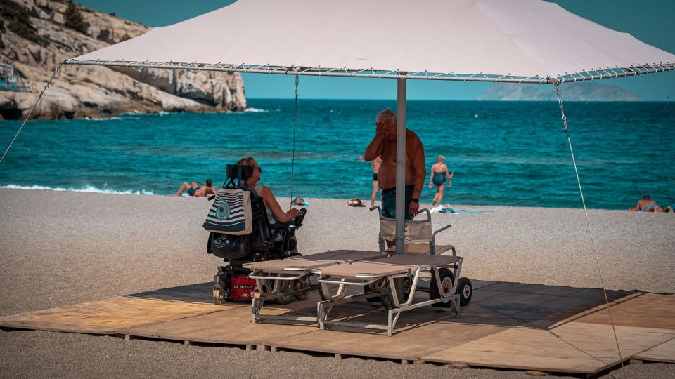 Crete: Matala Beach and Hippie caves, Red beach - Water time prep: what to pack so you actually enjoy the beach