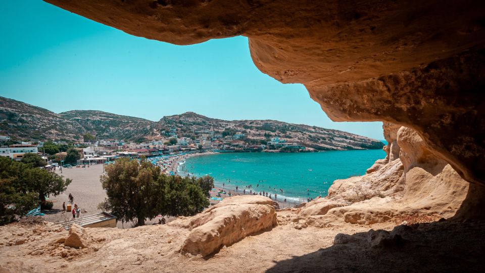 Crete: Matala Hippie Caves - Why Matala Feels Like Two Worlds in One Bay