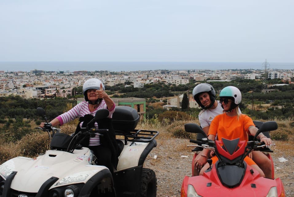 Crete: Off-Road Quad Safari Evening Tour with Hotel Transfer - Meeting up: hotel pickup, small group, and your first ATV lesson