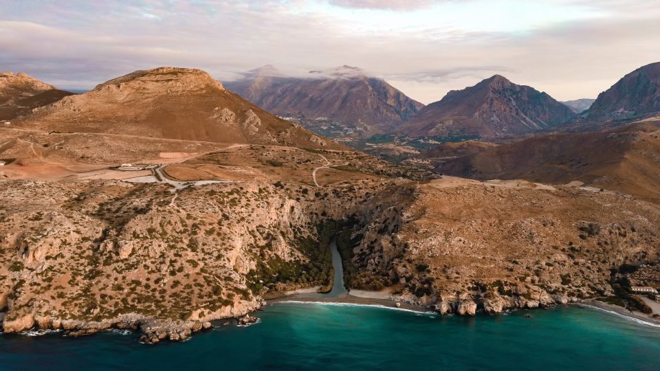 Crete: Preveli Tropical Beach and Palm Forest - Preveli Beach time: swimming, snorkeling, and that heart-shaped rock