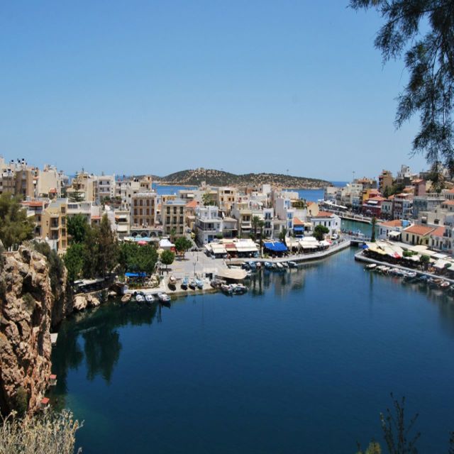 Crete: Spinalonga, Elounda, & Agios Nikolaos Tour w/ Pickup - The Boat Ride to Spinalonga and the Water Stop