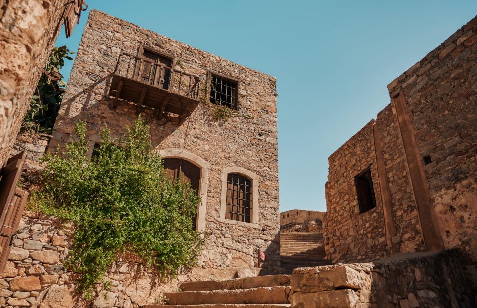 Crete: Spinalonga-Plaka-Agios Nikolaos Tour - Spinalonga Island: Venetian Fortress views with a heavy past