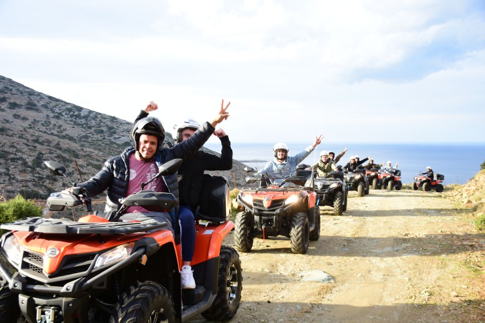 Crete: Sunset or Morning Quad with Local Products Tasting - Achlada: The Abandoned Village Stop With Real Context