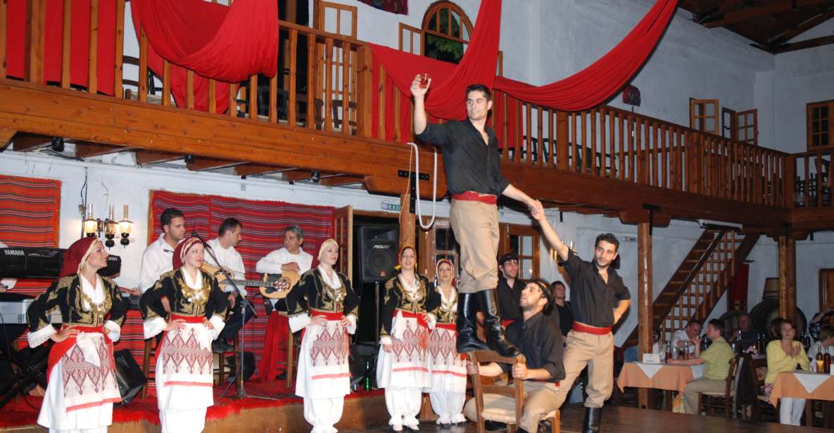 Crete: Traditional Dance Show and Buffet Dinner with Wine - Time in between: free moments, local snacks, and photo stops