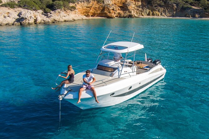 Crete Yacht Cruises 6-hours private Guided Cruise in Ag. Nikolaos - The boat: Beneteau Flyer 850 Sundeck on Incredible Too