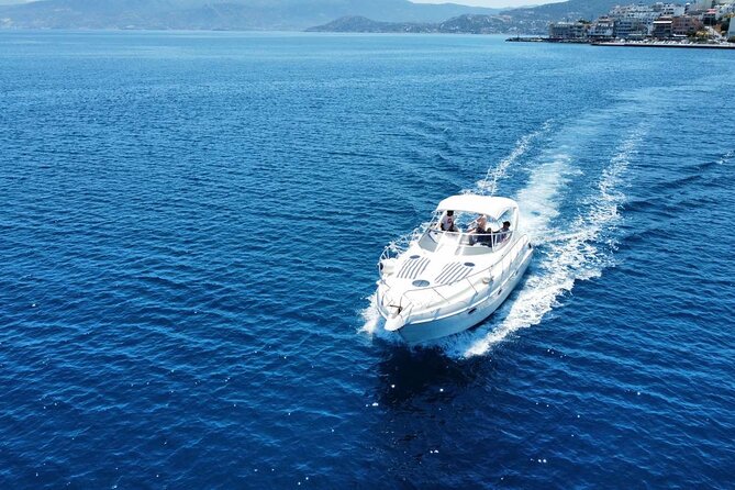 Crete Yacht Cruises 7-Hours Private Guided Cruise in Ag. Nikolaos - Kolokytha Beach, Schisma Eloundas, and a Second Kanali Stop