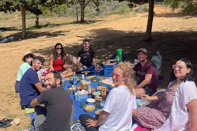 Crete's Vegetarian Picnic - The Vegetarian Spread: Cretan Dishes, Drinks, and Sweet Bites