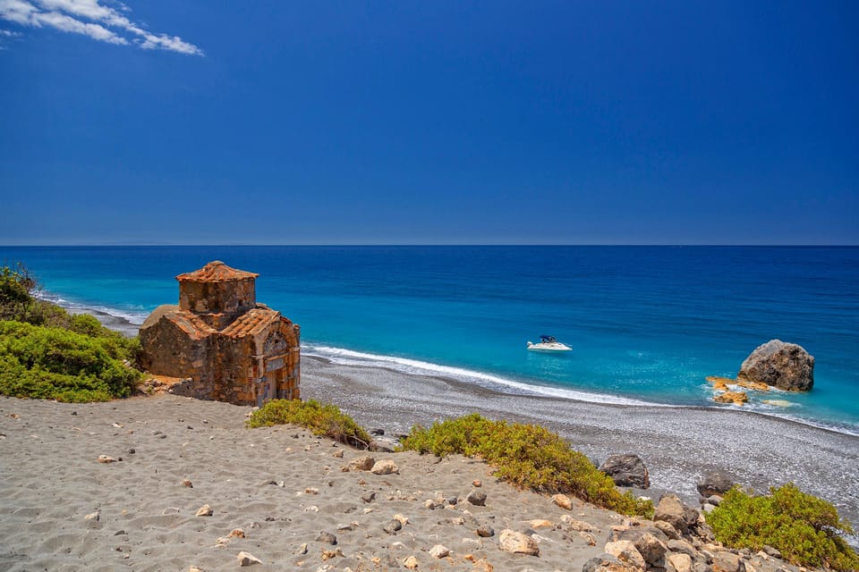 Day Boat Trip: Preveli-Triopetra- Agios Pavlos from Rethymno - Preveli Palm Beach: palms, a river, and the 30-minute river boat