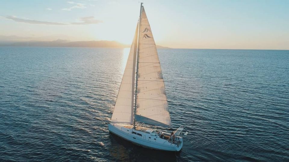 Dia Island: Semi-Private Full Day Sailing Trip with meal - Dia Island’s 4-hour anchor time: swim, snorkel, SUP, and marine life watching