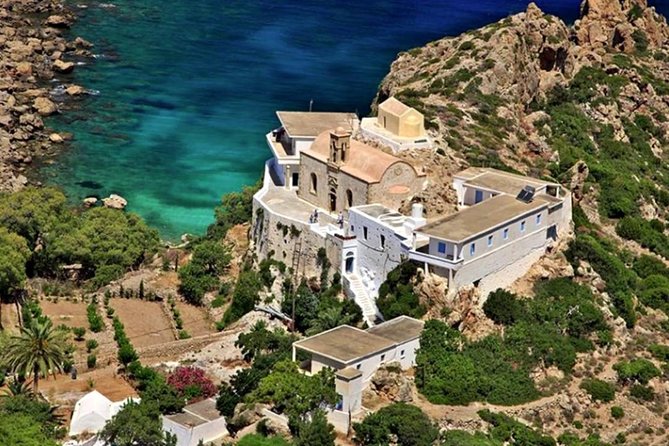 Elafonisi Beach Private Tour (price per group of 6) - Chrisoskalitissa Monastery: fortress views and the gold-step legend