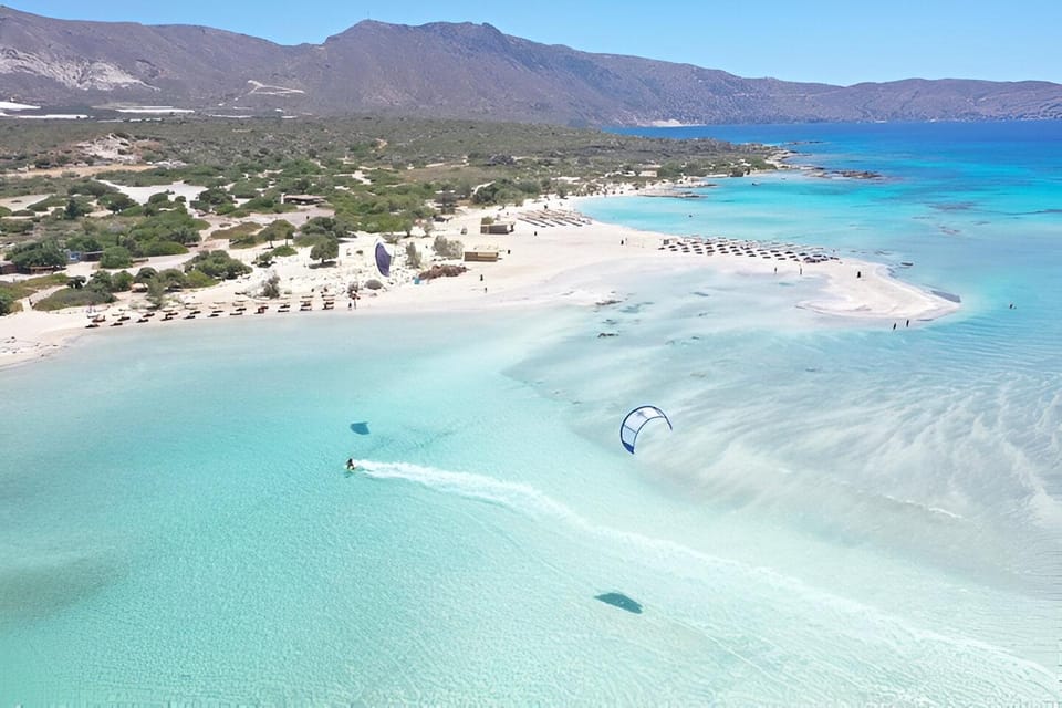 Elafonissi: Private Beach Day Trip with SUP - From Chania Pickup to Elafonissi Arrival in 6 Hours