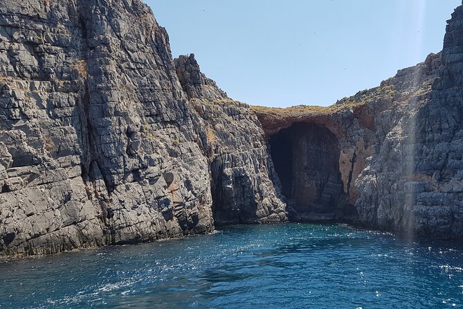 Elounda Boat Trip-The Authentic - Kolokitha Beach: hot-dog lunch, swim time, and sun breaks