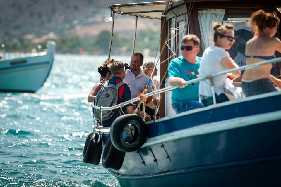 Elounda: Spinalonga Guided Boat Tour with BBQ and Swimming - Spinalonga island: a guided walk you can follow