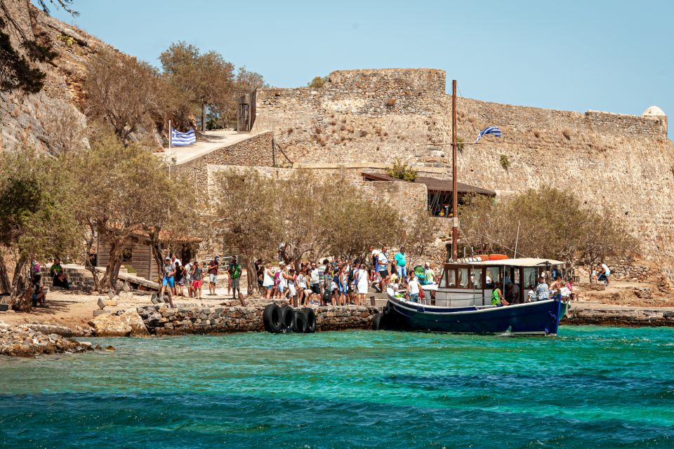 Elounda: Spinalonga Guided Boat Tour with BBQ and Swimming - Price and value: 29 USD can make sense here