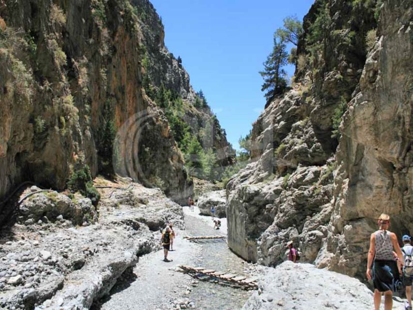 From Agia Galini/Matala: Samaria Gorge Hiking Tour - The one-hour boat ride to Chora Sfakion and the return bus